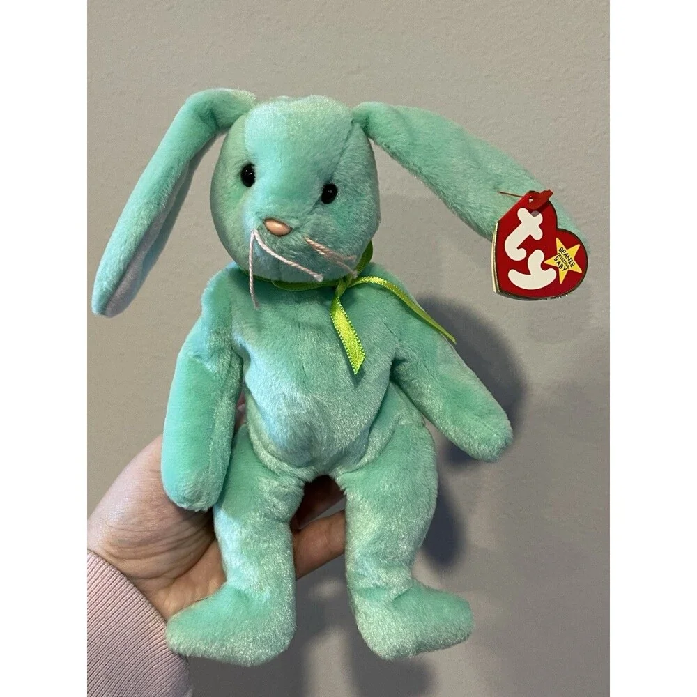 Ty Hippity the Green Bunny Plush Toy